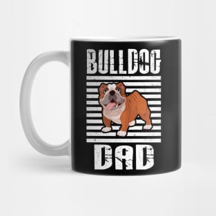 Bulldog Dad Proud Dogs Mug